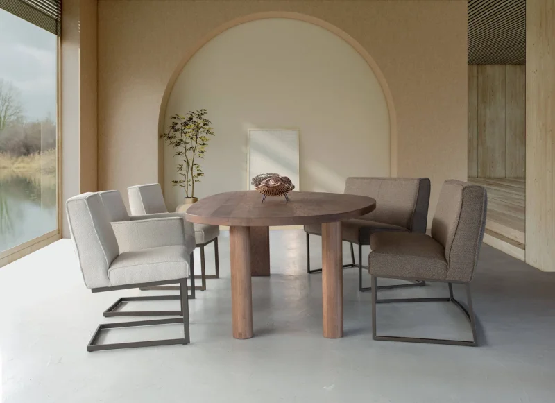 Het Anker / Stoelen / Lara - Zara Oval bench